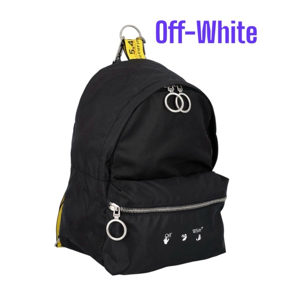 Off -White Logo nylon mini backpack NWOT - Picture 1 of 10